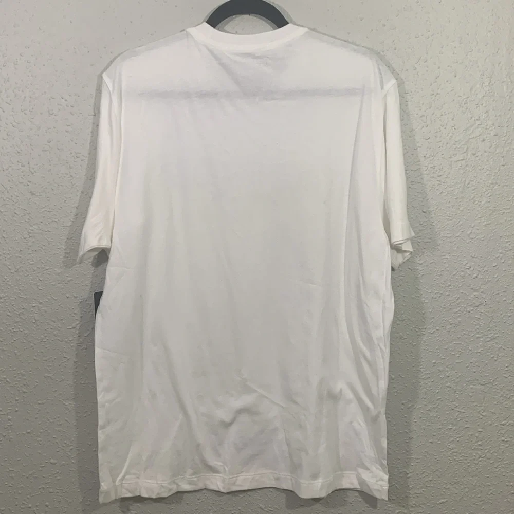True Religion Optic White Arch Logo Short Sleeve Crew Neck NWT‎ Tee size L